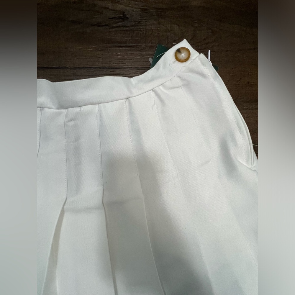 NWT Target Wild Fable Pleated White Mini Tennis Skirt - Picture 3 of 9